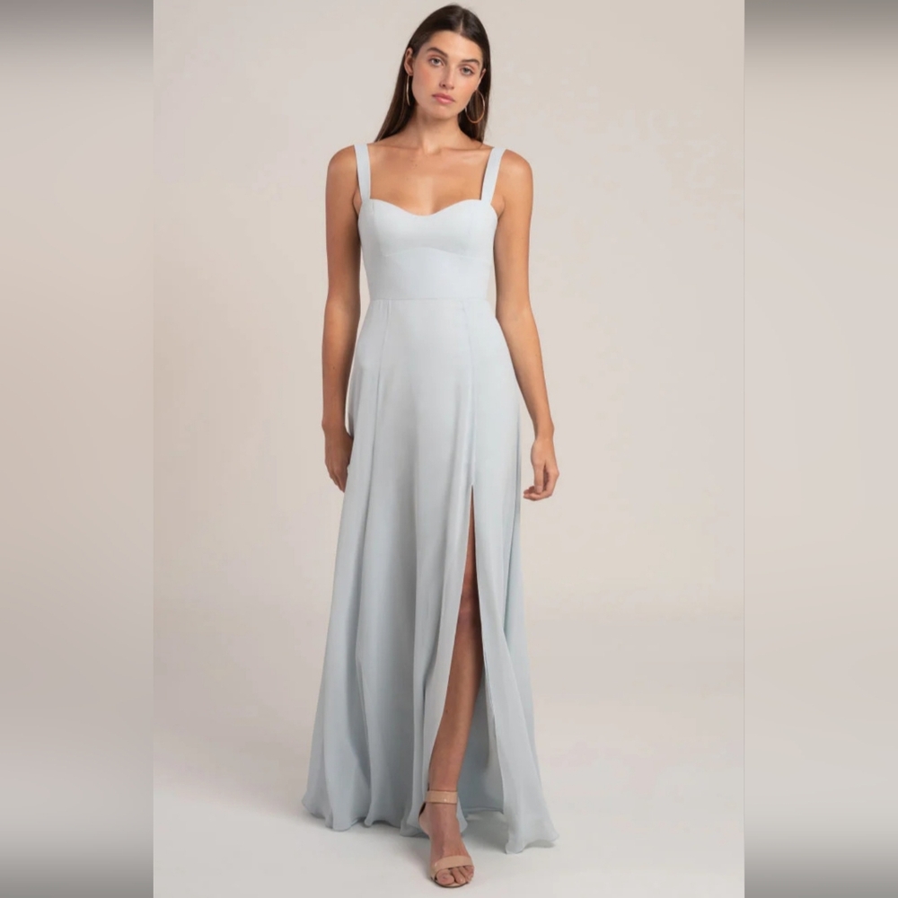 Jenny Yoo Light Blue Maxi Dress